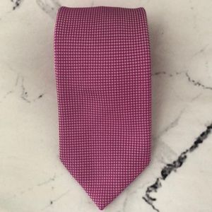 Brioni Pink Silk tie